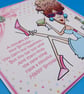 Funny Birthday Card, 8x8inches, 20x20cms - Image 2