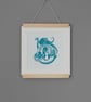 Letter O Print - octopus, initial print,, alphabet print, typography, carnival - Image 2