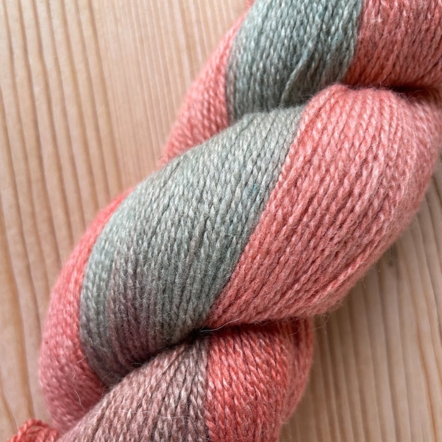 Hand Dyed Cashmere Blend Laceweight Yarn, 50g