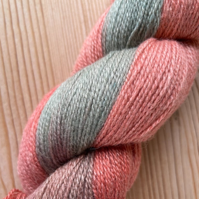 Hand Dyed Cashmere Blend Laceweight Yarn, 50g