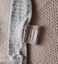 Crew neck  dog coat. Hand knitted in chunky beige yarn q - Image 1
