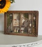 Magical woodland witch shadow box frame 