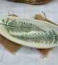 Fern Leaf Imprinted Dish