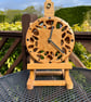 Pierced Wooden Clock