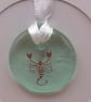 Scorpio Fused Glass Card - Image 2