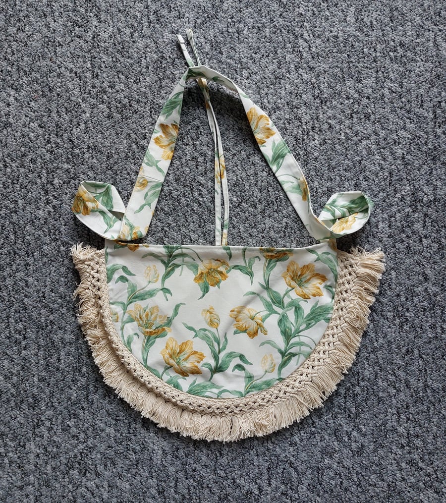 Boho style festival cross body bag 