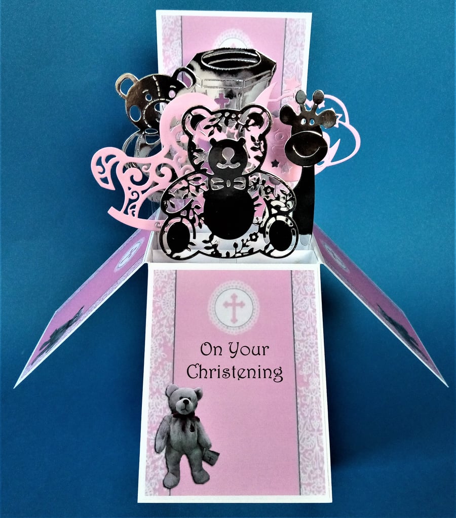 Girls Christening Card