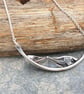 Silver mountains hills pendant  - Image 1