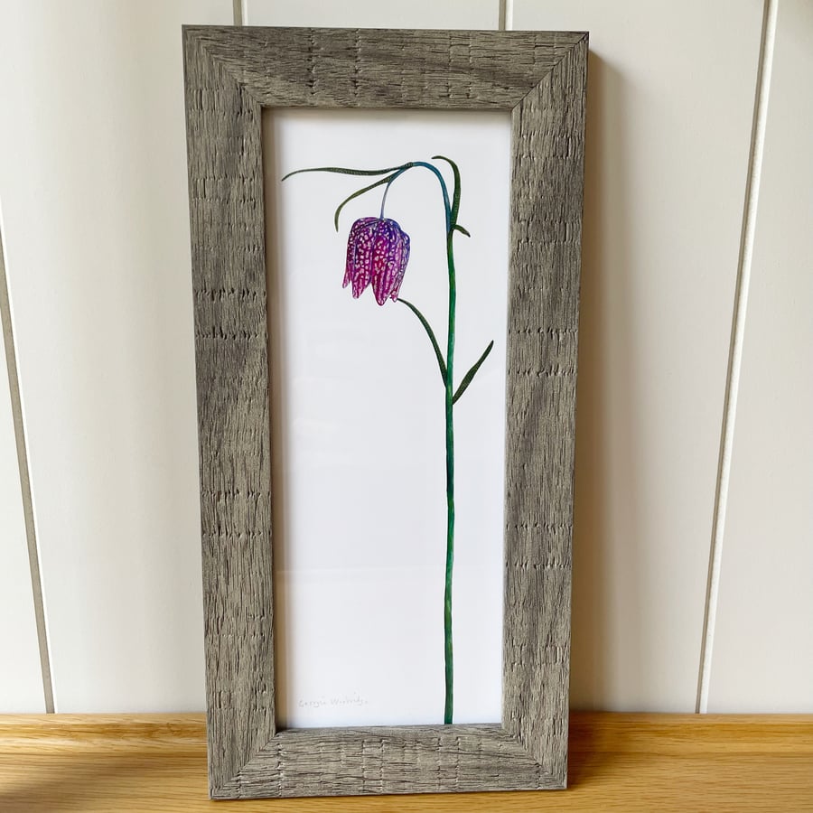 'Fritillary' 10 x 4 Framed Print