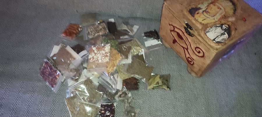 Witchy Supplies  Curiosity Box full of goodies for spell casting supplies 