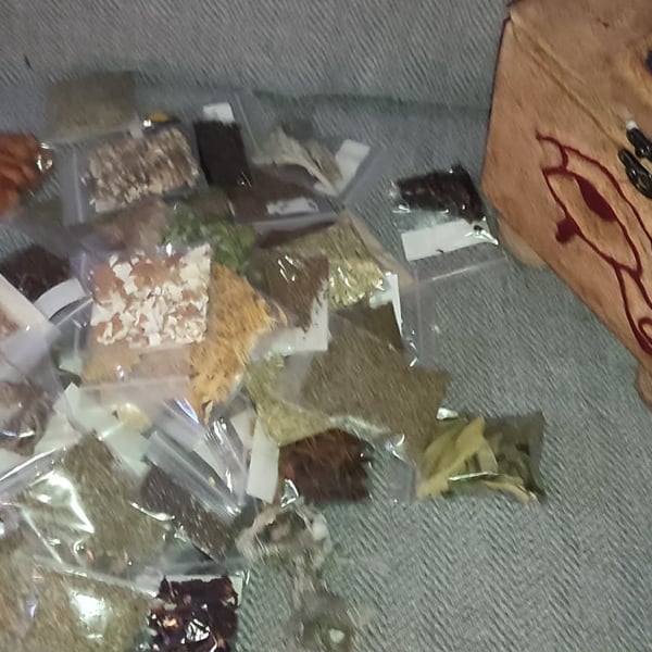 Witchy Supplies  Curiosity Box full of goodies for spell casting supplies 