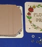 Bespoke flower press for wild & garden plants & flowers with personalised name. - Image 3