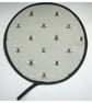 Pair of Aga Hob Lid Mats Pads Hats Round Covers With Loops Sophie Allport Bees - Image 4