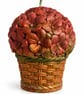 Handmade Hydrangea Basket Candle-Floral Soy Wax Home Decor Gift - Image 2