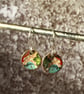 Patterned enamelled copper earrings - Image 5