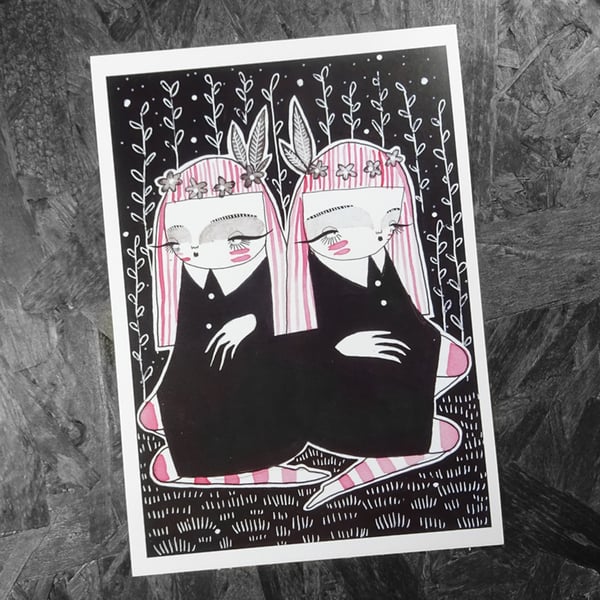 Warrior Girls: Poster Print 