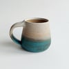 Large mug in Tiree Sea Glaze