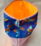 Hummingbirds - Large zipped pouch for toiletries, shaving kit, art, etc... - Image 7