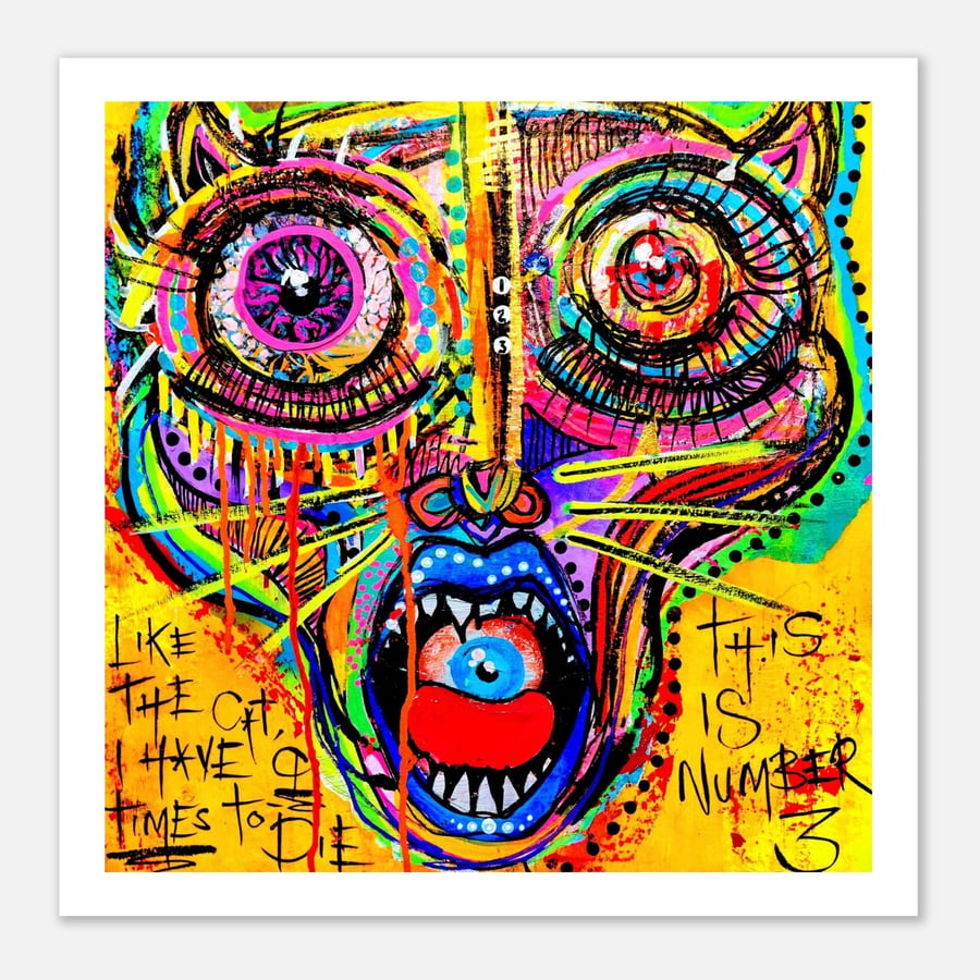"9 Lives" Fine Art Print - 3 Sizes Available
