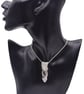 Pendant - clear crystal wire wrapped pendant - Image 4