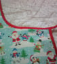 Santa, Penguins, Snowmen & Rudolph Christmas Baby Apron - Image 6