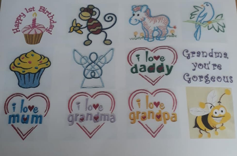 Embroidered Bibs