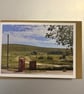 Ringing in the Silence, Seven Sisters Country Park A5 Greeting Card 