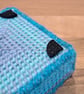Container with lid for small desk items - blue, white, mint green, lilac colour  - Image 4