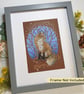 Red fox drawing, small fox artwork, original art, wall art - Image 9