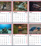 2027 A4 Calendar Turtles Calendar Wire Hanging 