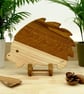 Hedgehog Chopping Board - Oak & Ash Serving Board Gift, UK Hand Made