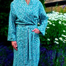 Handmade Liberty Fabric Dressing Gown – Authentic Tana Lawn Luxury Robe 