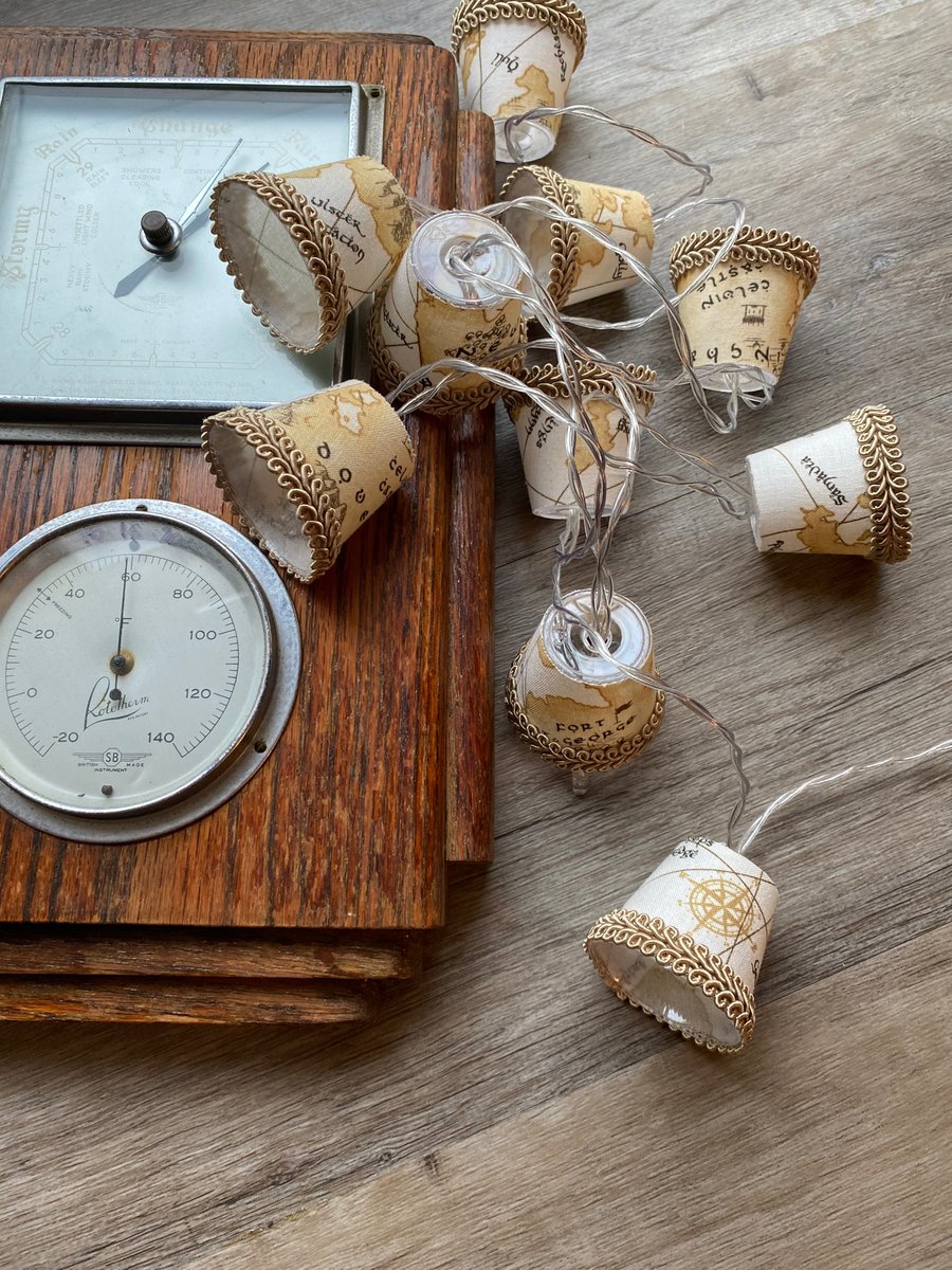 Lampshade Fairy Lights - maps