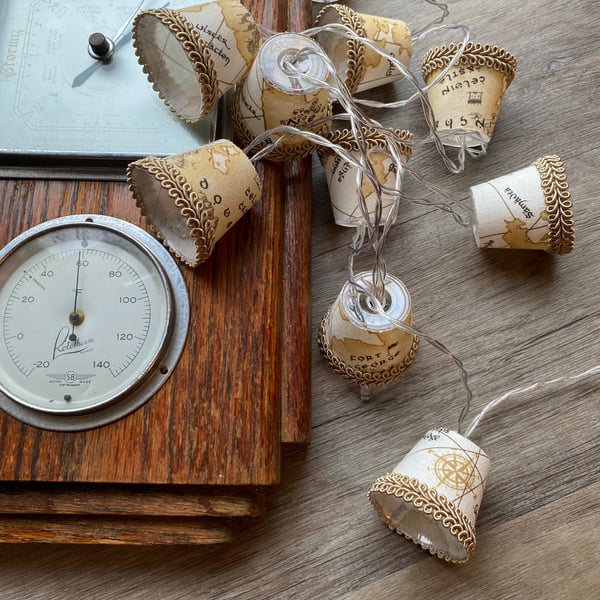 Lampshade Fairy Lights - maps