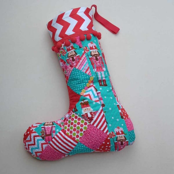Christmas Stocking patchwork SALE