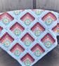 Crochet Daisy Baby Blanket – Peach Granny Squares - Ready to Ship  - Image 3