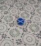 Scotland Flag Pin - Small Resin Topped Pin Badge - Scottish Flag Badge