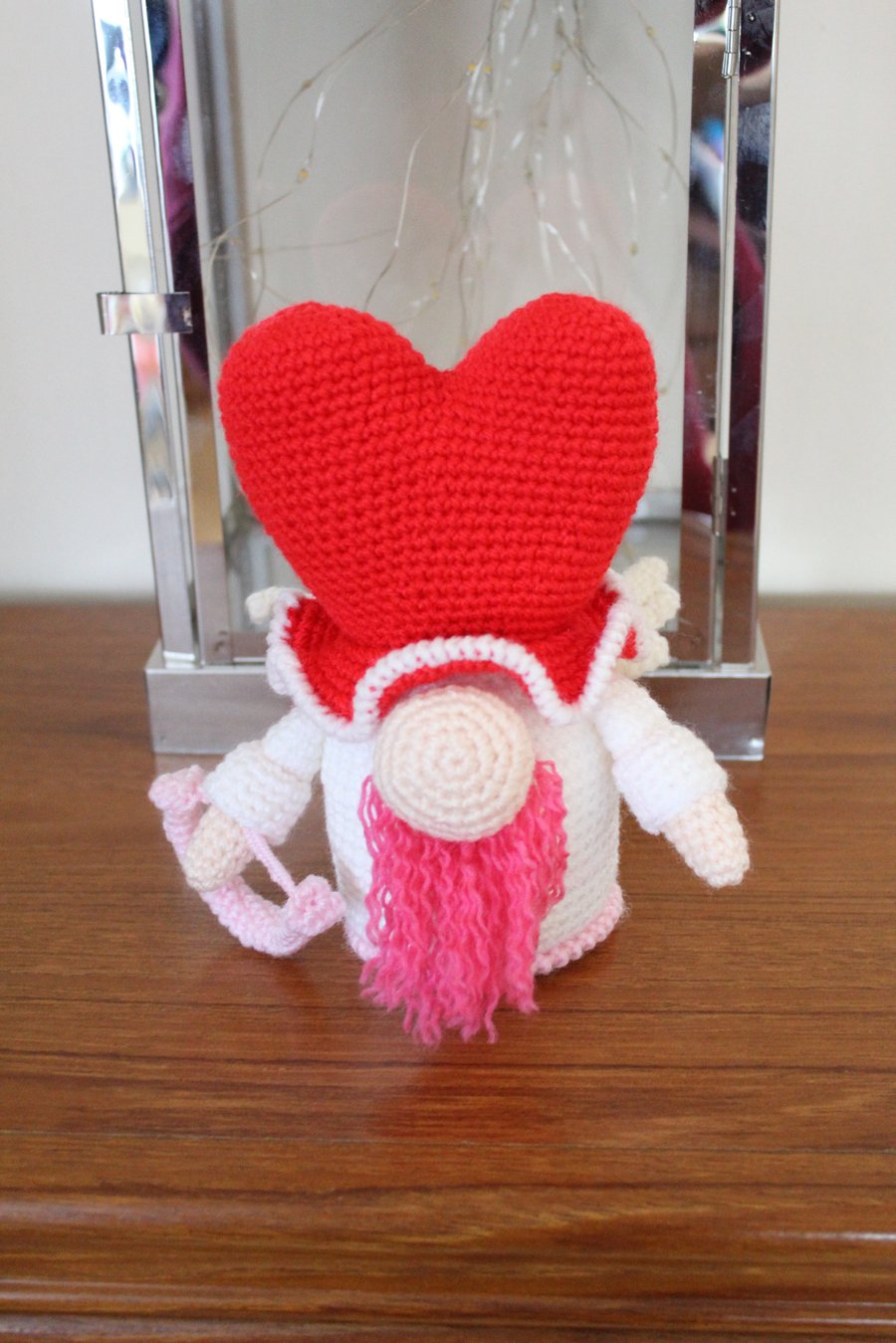 Crochet valentines day gnome Gonk