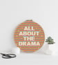 Cross Stitch Pattern - About The Drama - Pdf cross stitch design - Modern stripe - Image 10
