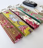 Handmade Dutch Heritage Fabric Wristlet Keyring, Floral Print Key Holder