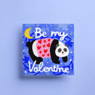 Be My Valentine Panda Card