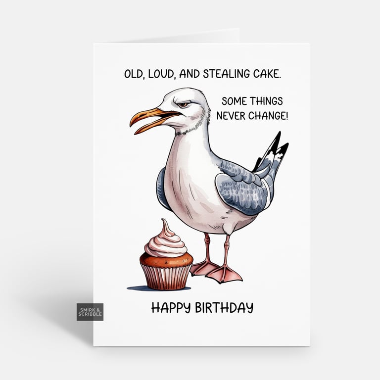 Unique Funny Birthday Card For Him Or Her 
