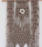 macrame wall hanging, bamboo boho style macrame - Image 4