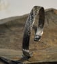 Hand-Forged Damasteel® Open Cuff Bangle - Image 2