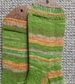 Socks, hand knitted, MEDIUM, adult size 5-6  - Image 2