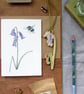 Bluebell and Ladybird Wooden Hanging Decoration - Image 4