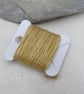15m Natural Dye Old Gold Heather Pure Silk Embroidery Thread - Image 3
