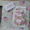 Cupcake Decoupage Birthday Card