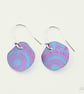 036 - Handmade Aluminium and Silver Reversible Earrings