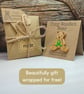 Non-Hodgkin Lymphoma Awareness Bear Pin, Handmade Teddy Support Brooch - Image 5